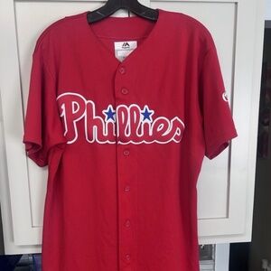 Men’s Philadelphia Phillies Spring Training Cool Base Jersey Size Medium